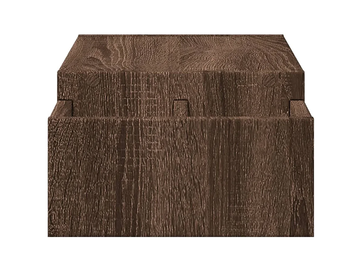 Supporto per monitor da tavolo mobile per ufficio e deposito in legno ingegnerizzato marrone 02_0044959