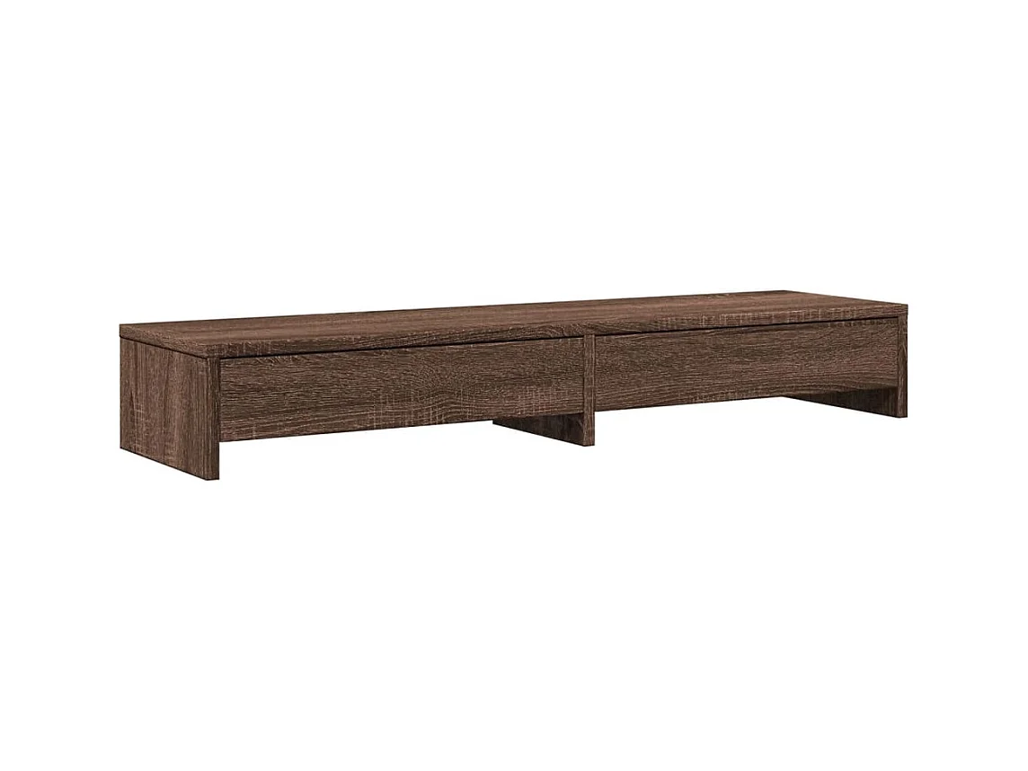 Support de moniteur table bois marron 100 x 27 x 15 cm 02_0044939