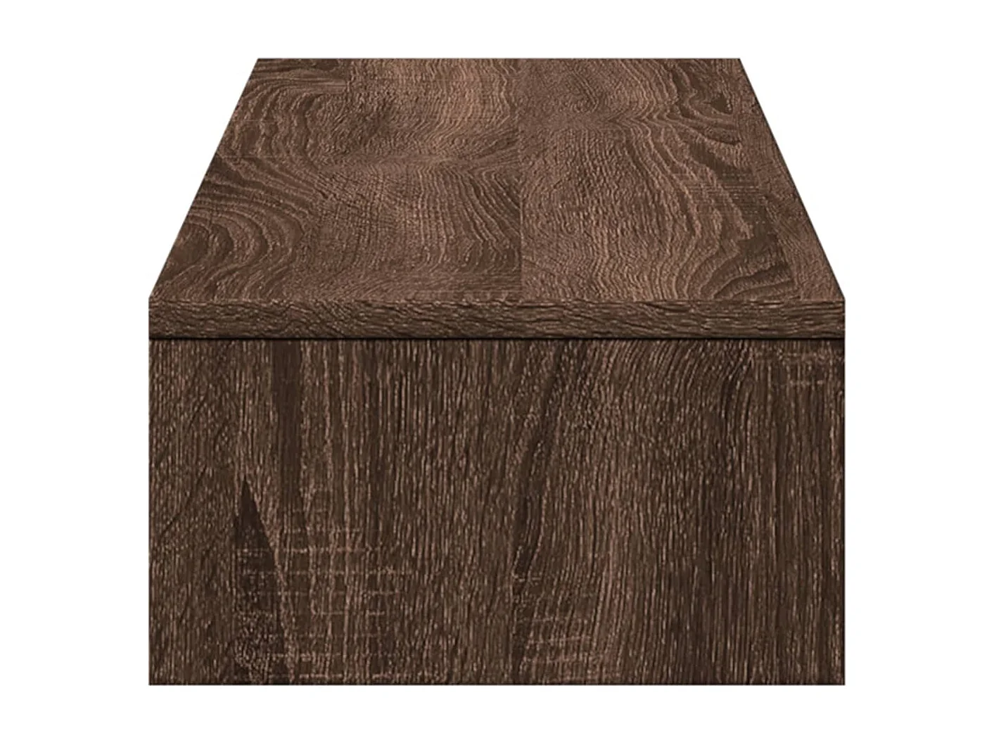 Supporto per monitor tavolo da scrivania con cassetti legno ingegnerizzato marrone 02_0044939