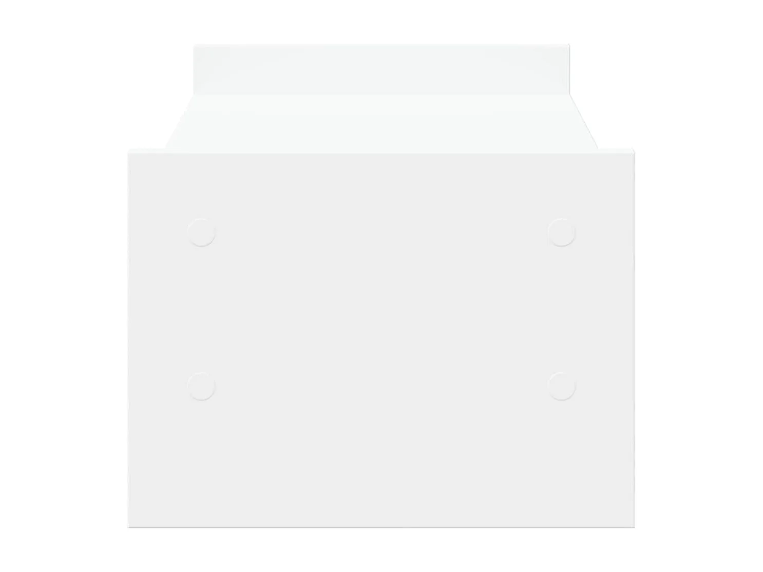 Supporto per monitor tavolo da scrivania 50 x 27 x 20 cm in legno ingegnerizzato bianco 02_0044883