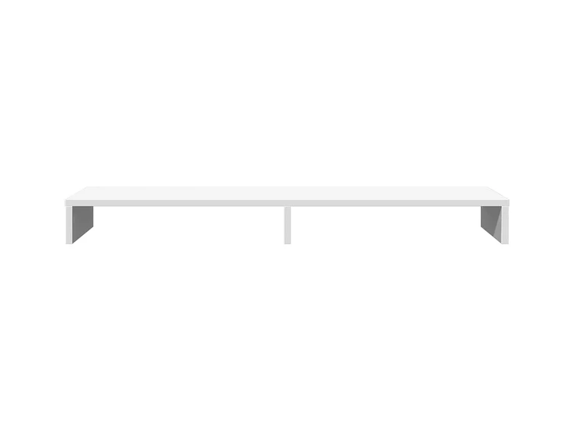 Support de moniteur table bois blanche 100 x 27 x 10 cm 02_0044831