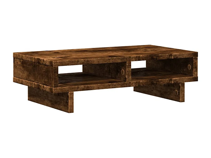 Supporto per monitor mobile da scrivania 50 x 27 x 15 cm legno ingegnerizzato marrone 02_0044876