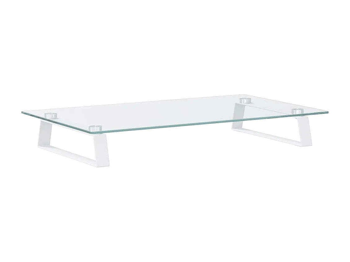 Support de moniteur table métal blanche 60 x 35 x 8 cm 02_0044898