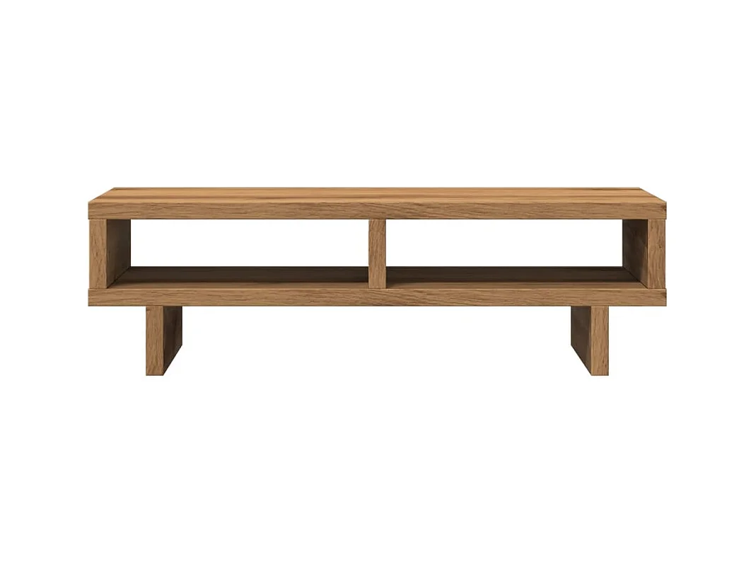 Suporte para monitor mesa móveis escritório artesanato 50 x 27 x 15 cm madeira projetada marrom 02_0044915