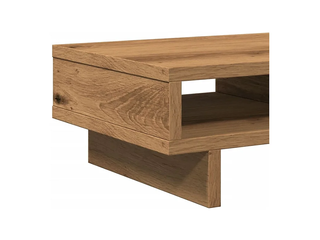 Suporte para monitor mesa móveis escritório artesanato 50 x 27 x 15 cm madeira projetada marrom 02_0044915