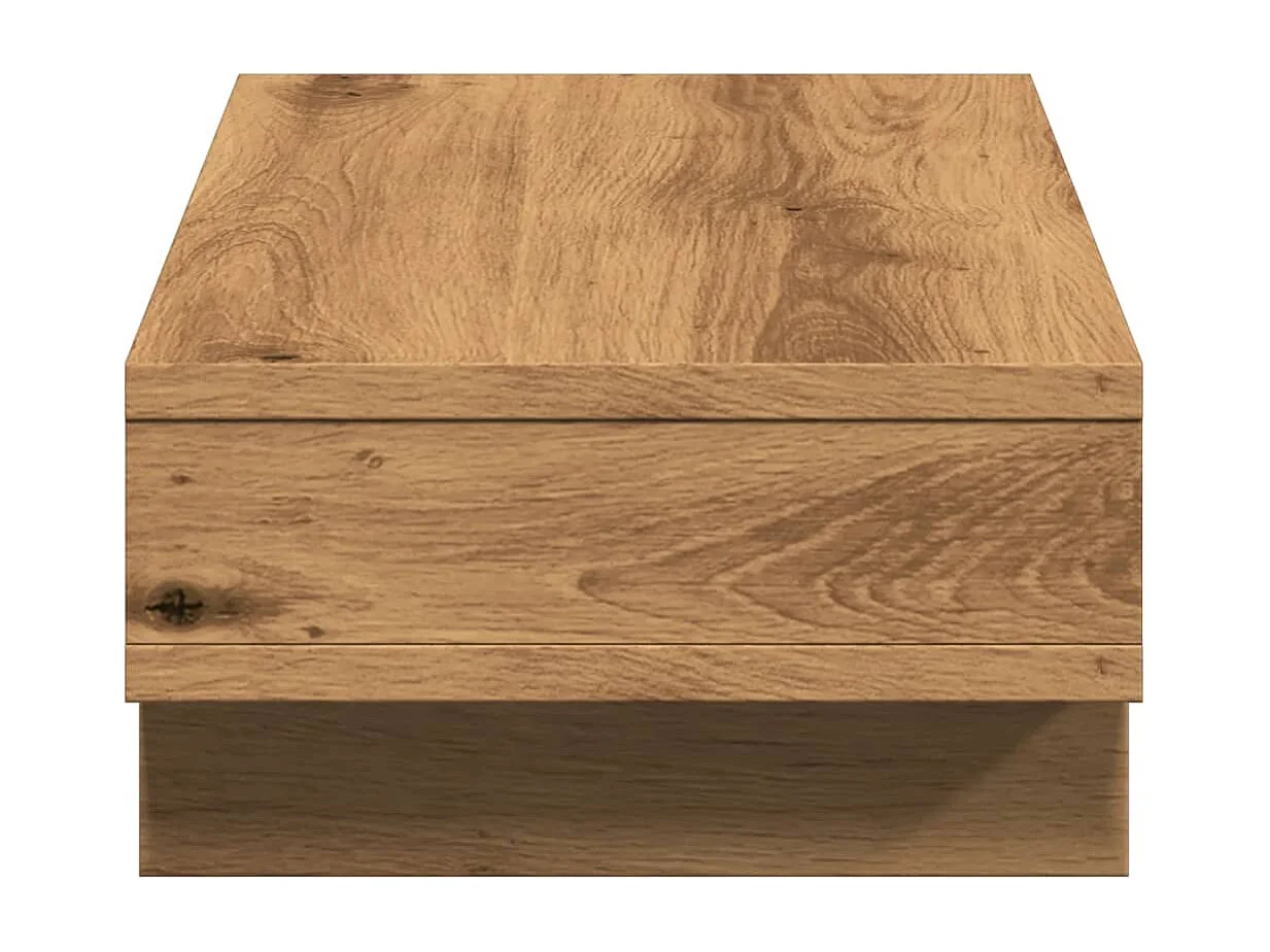 Suporte para monitor mesa móveis escritório artesanato 50 x 27 x 15 cm madeira projetada marrom 02_0044915