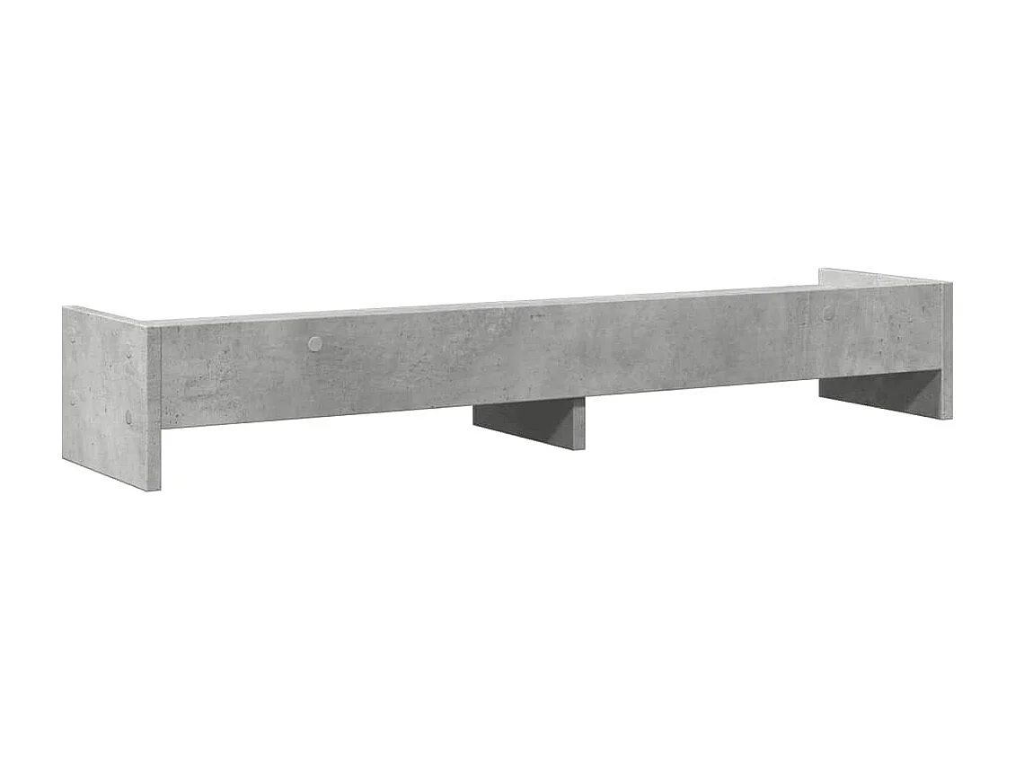 Mesa de escritorio para monitor mueble de madera de ingeniería 100 x 24 x 16 cm color gris 02_0044828