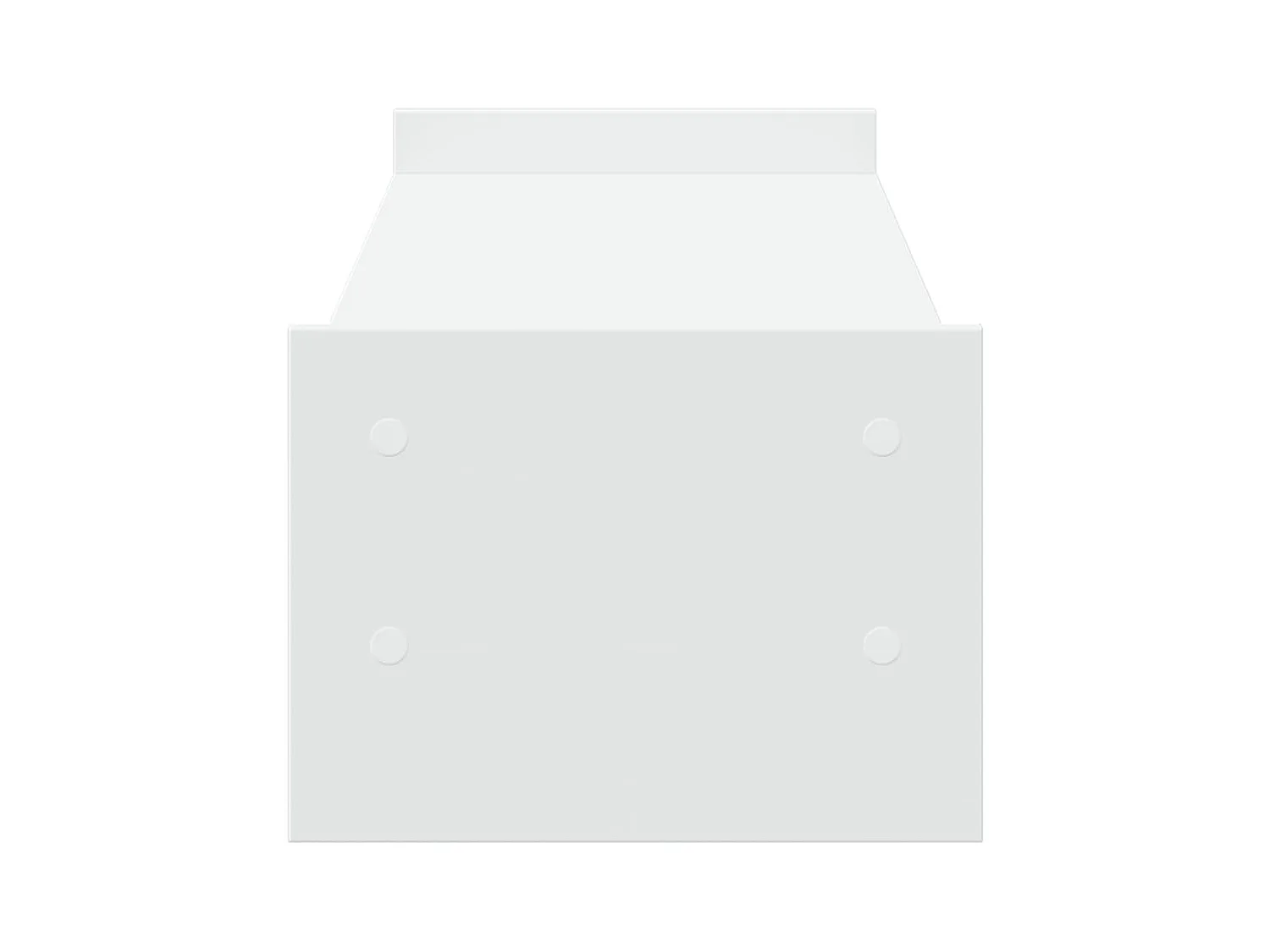 Supporto per monitor tavolo da scrivania 100 x 27 x 20 cm in legno ingegnerizzato bianco 02_0044847