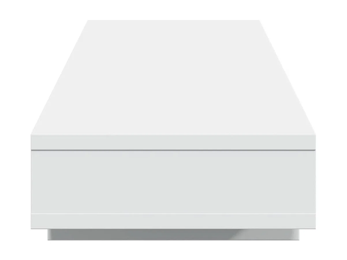 Supporto per monitor tavolo da scrivania 100 x 27 x 15 cm in legno ingegnerizzato bianco 02_0044837