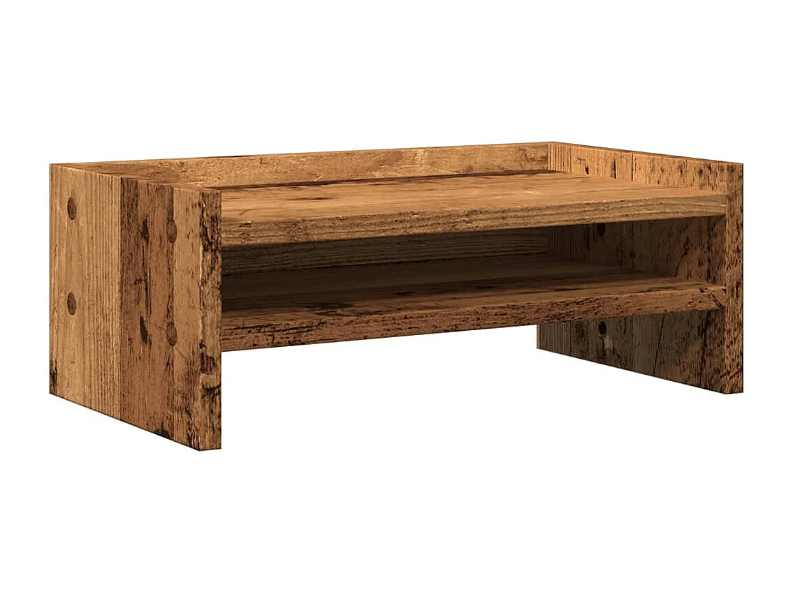 Support de moniteur table bois marron 42 x 24 x 16 cm 02_0045008