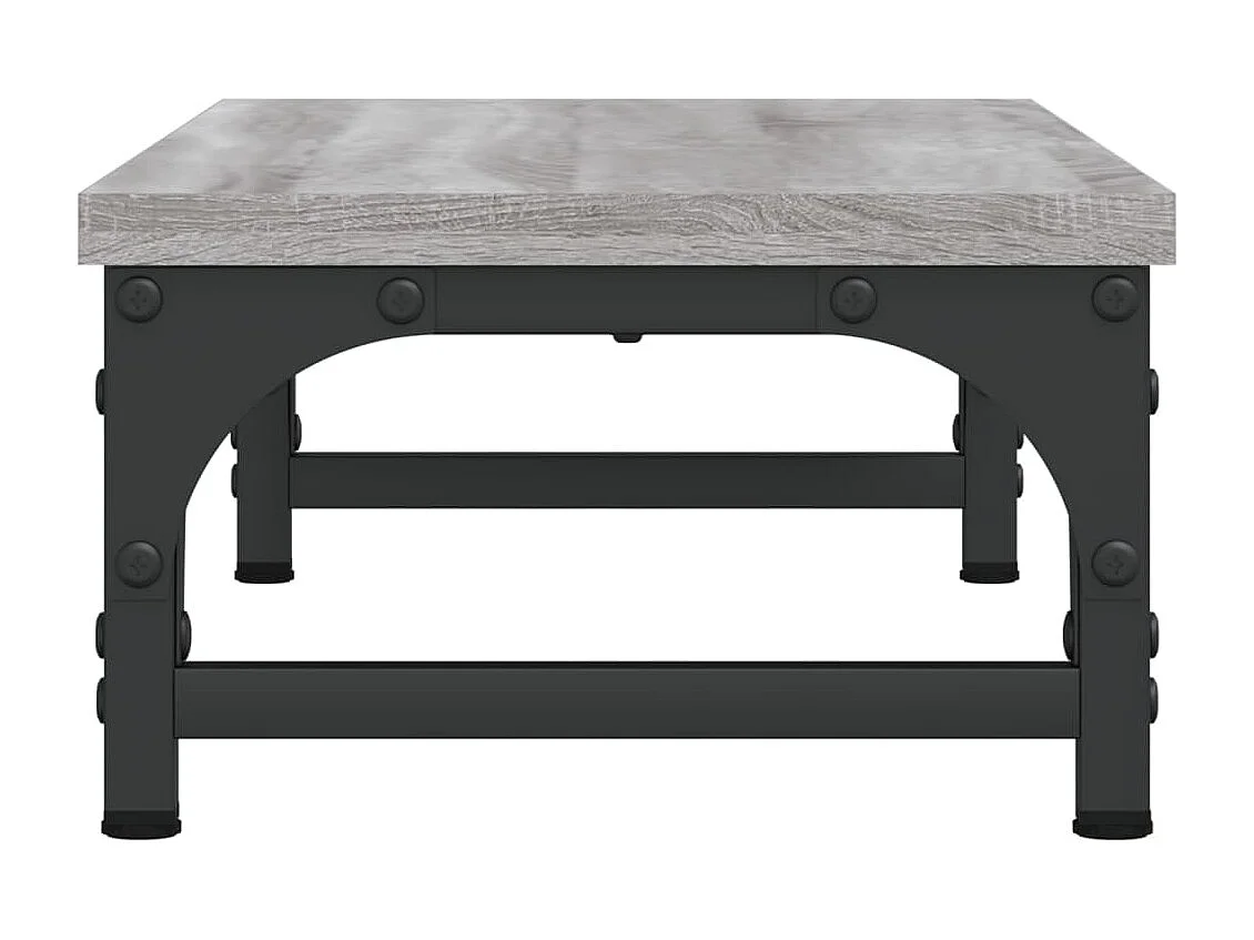 Supporto per monitor da tavolo mobile da ufficio Sonoma 55 x 23 x 14 cm legno ingegnerizzato grigio 02_0045000