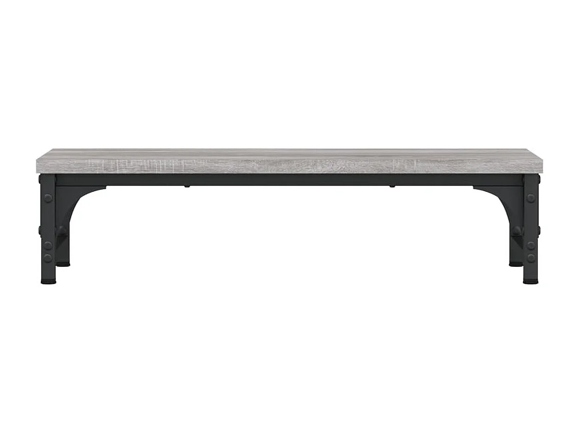 Mesa de monitor para oficina Sonoma 55 x 23 x 14 cm madera de ingeniería color gris 02_0045000