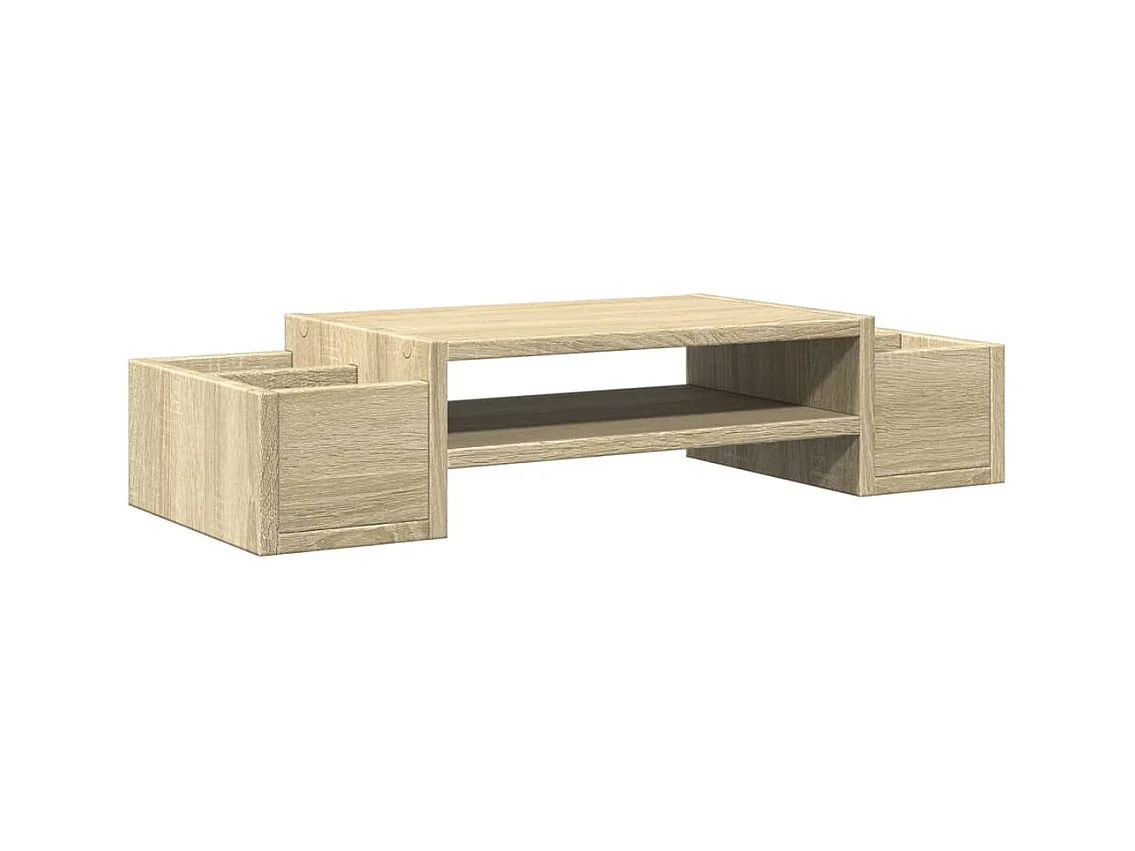 Support de moniteur table bois marron 70 x 27 x 15 cm 02_0044960