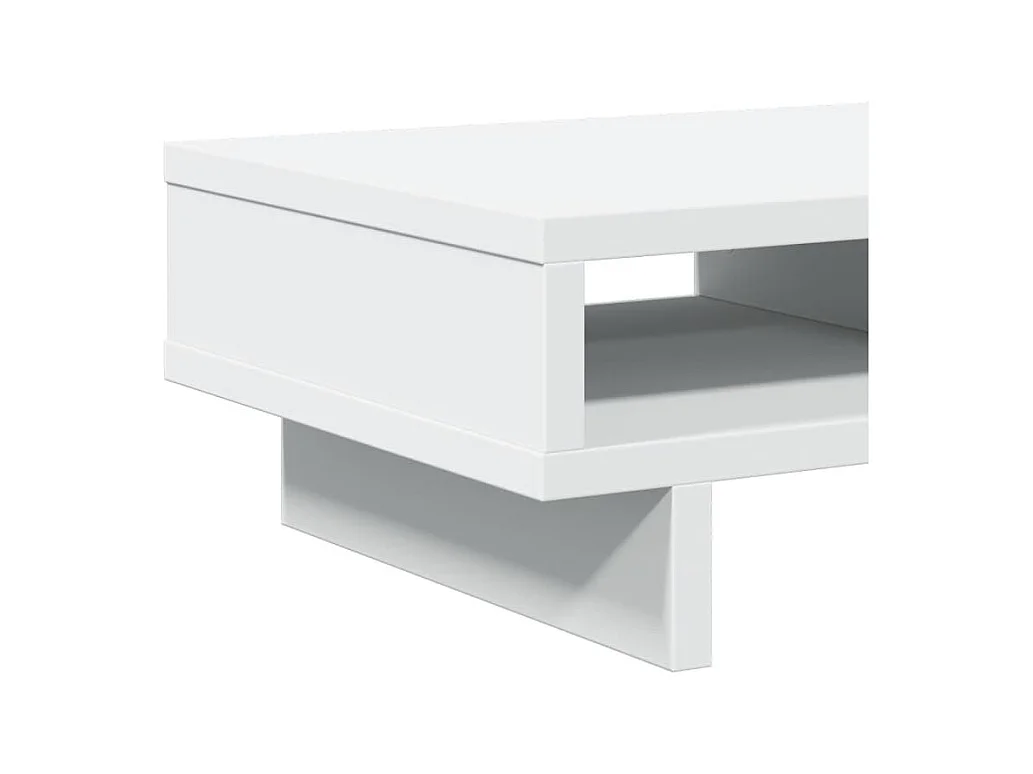 Support de moniteur table bois blanche 50 x 27 x 15 cm 02_0044873