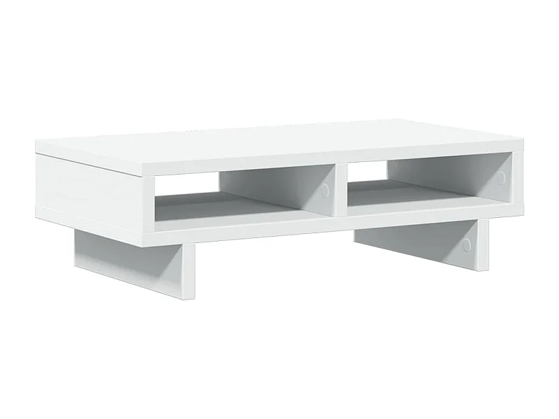 Support de moniteur table bois blanche 50 x 27 x 15 cm 02_0044873