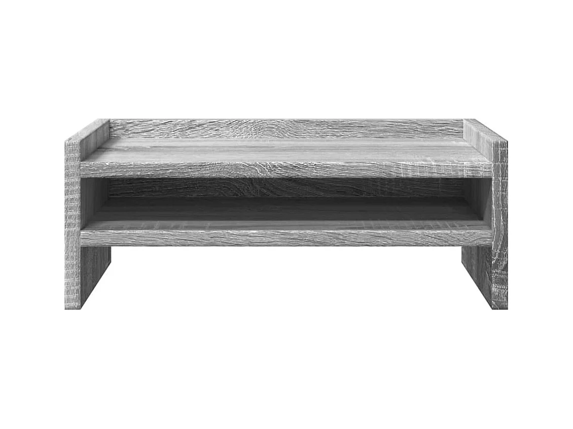 Suporte para monitor mesa móveis escritório sonoma 42 x 24 x 16 cm madeira projetada cinza 02_0044988