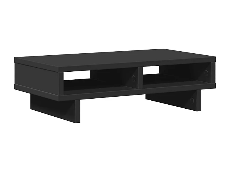 Suporte para monitor mesa e móveis 50 x 27 x 15 cm madeira projetada preta 02_0044882
