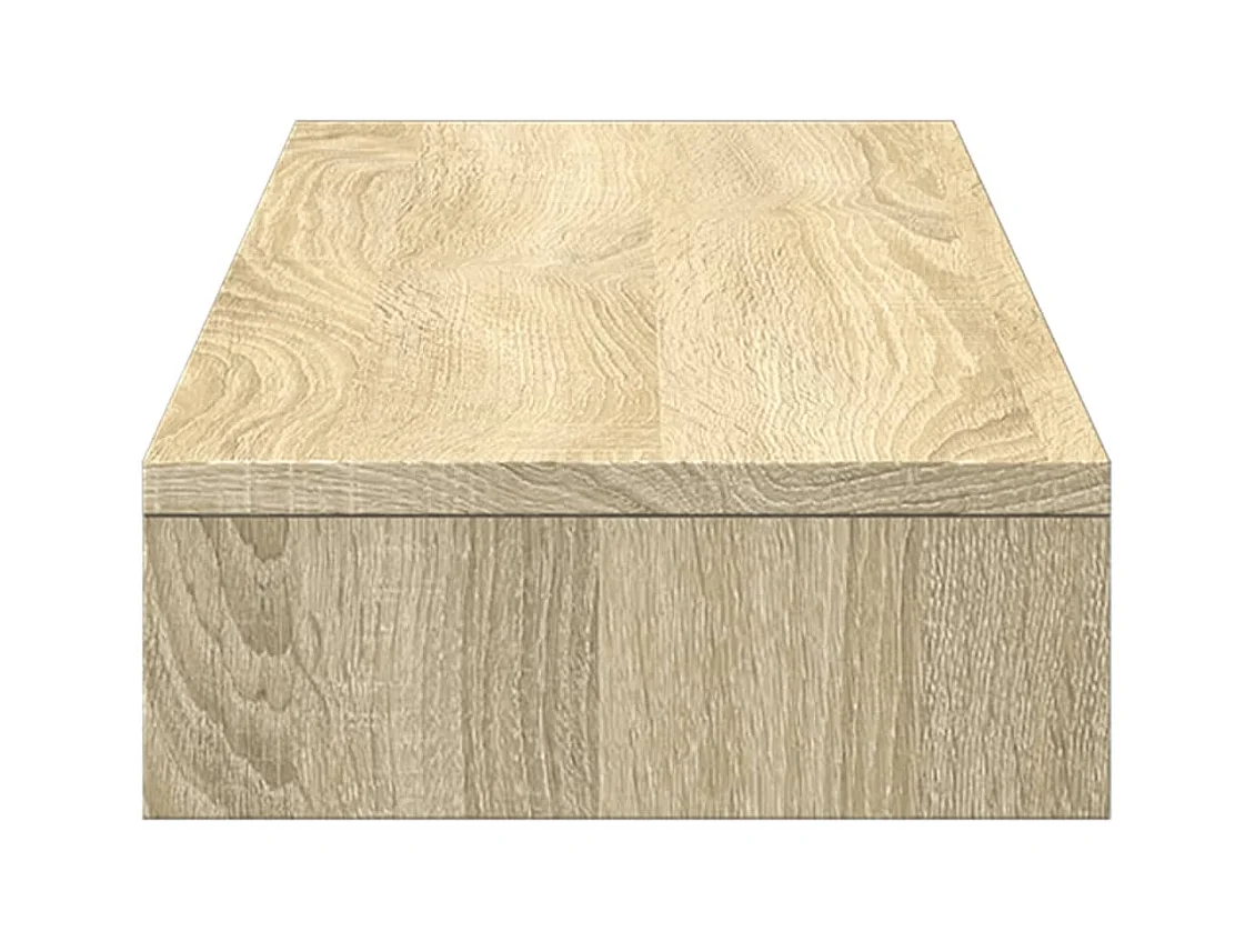 Mesa de monitor para oficina Sonoma 100 x 27 x 10 cm madera de ingeniería marrón 02_0044975