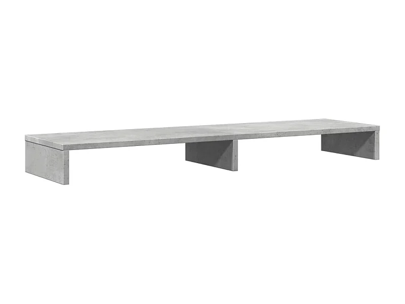 Suporte para monitor mesa e móveis 100 x 27 x 10 cm madeira projetada cinza 02_0044834
