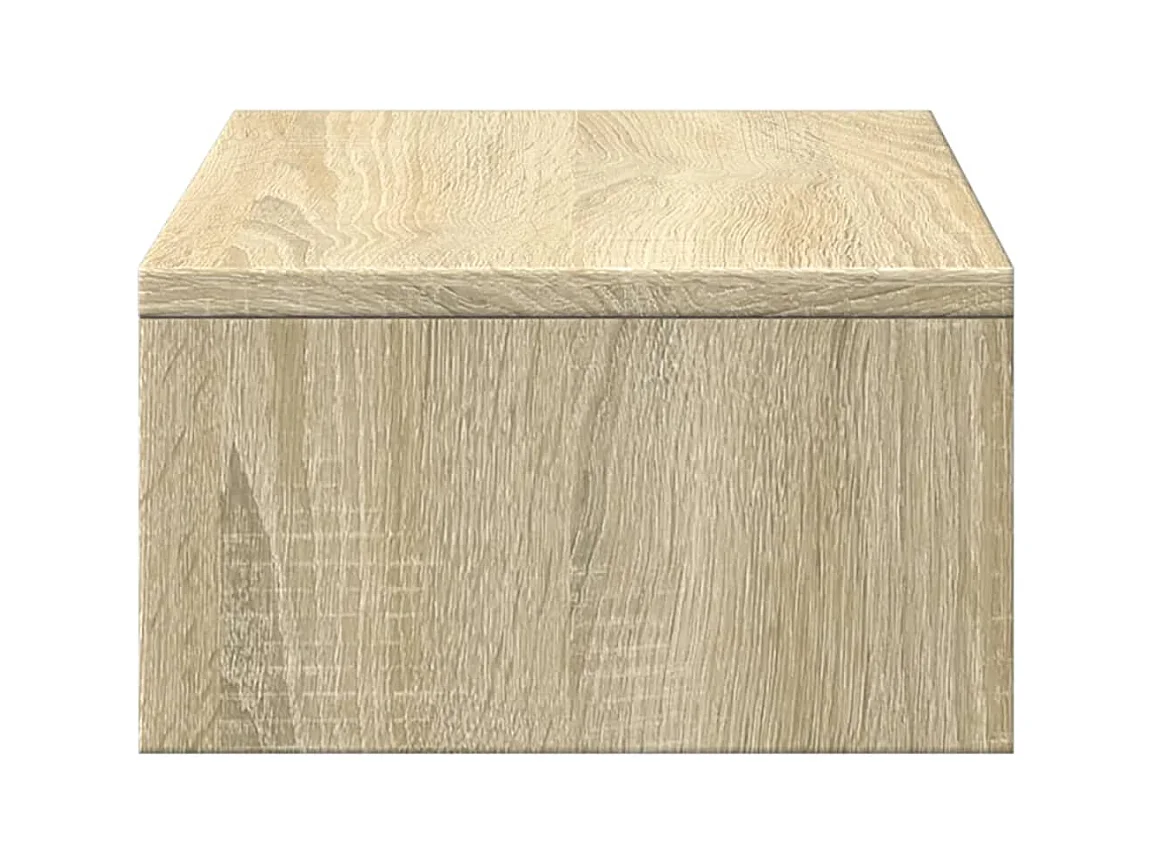 Suporte para monitor mesa e móveis com gavetas madeira de engenharia Sonoma marrom 02_0044945