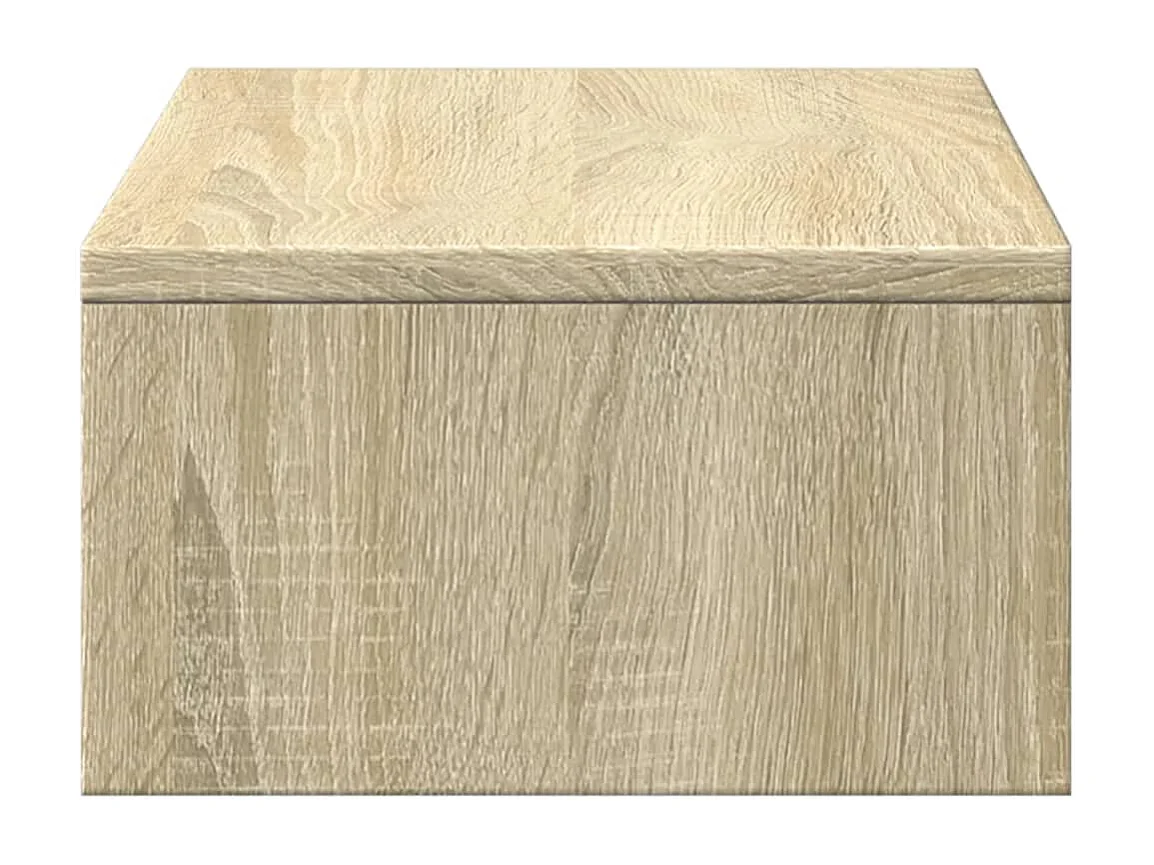 Suporte para monitor mesa e móveis com gavetas madeira de engenharia Sonoma marrom 02_0044945