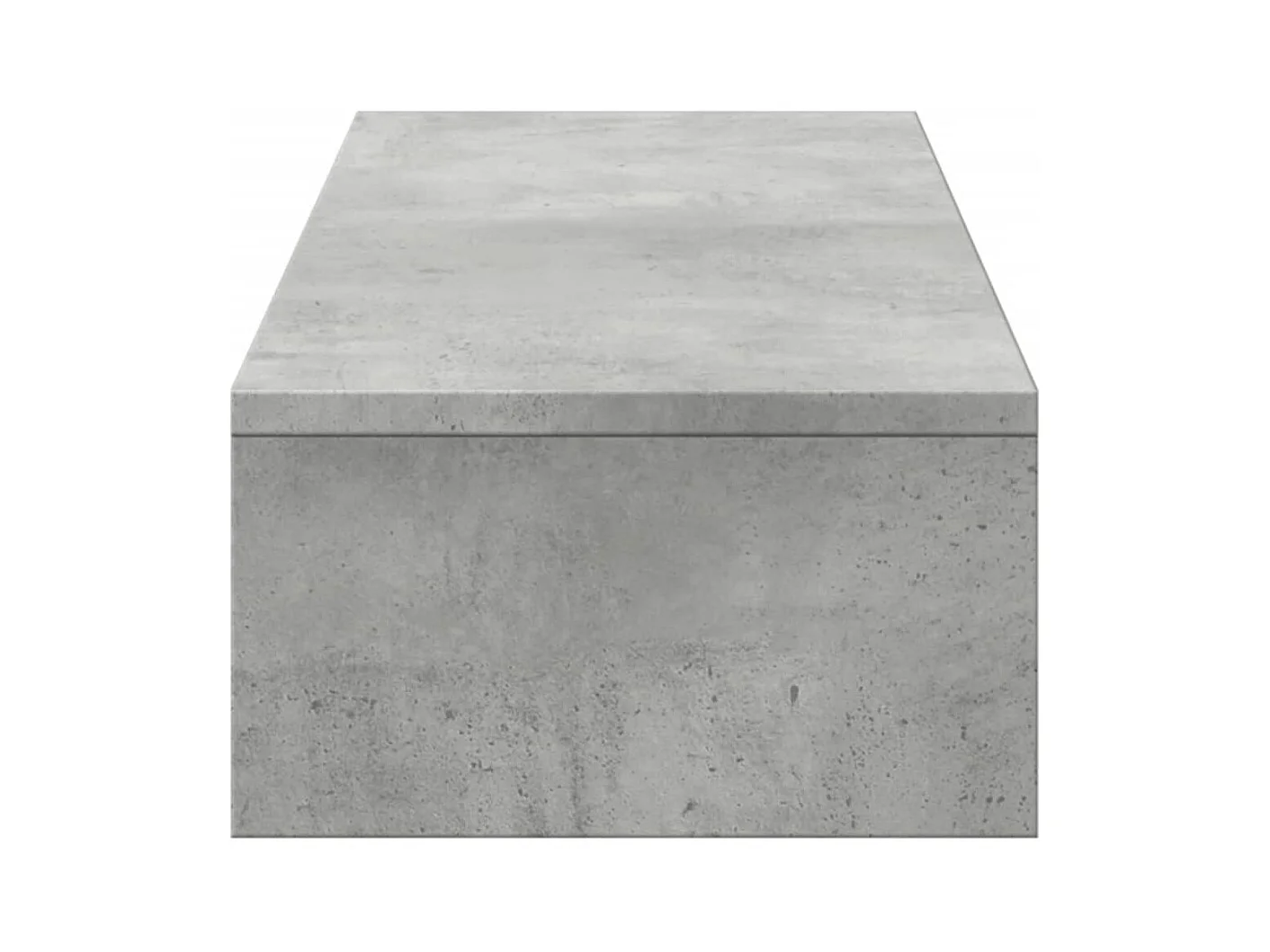 Suporte para monitor mesa e móveis com gavetas madeira projetada cinza 02_0044941