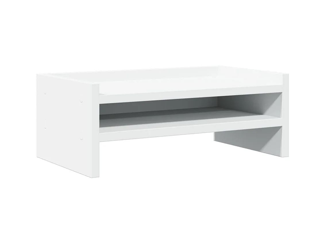 Support de moniteur table bois blanche 42 x 24 x 16 cm 02_0044863