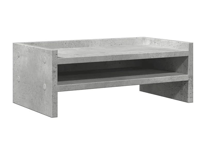 Mesa de escritorio para monitor mueble de madera de ingeniería 42 x 24 x 16 cm color gris 02_0044866
