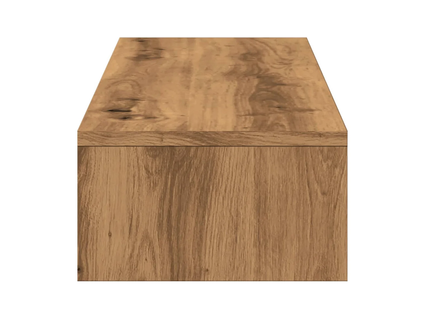 Suporte para monitor mesa móveis escrivaninha e gavetas feito à mão madeira projetada marrom 02_0044962