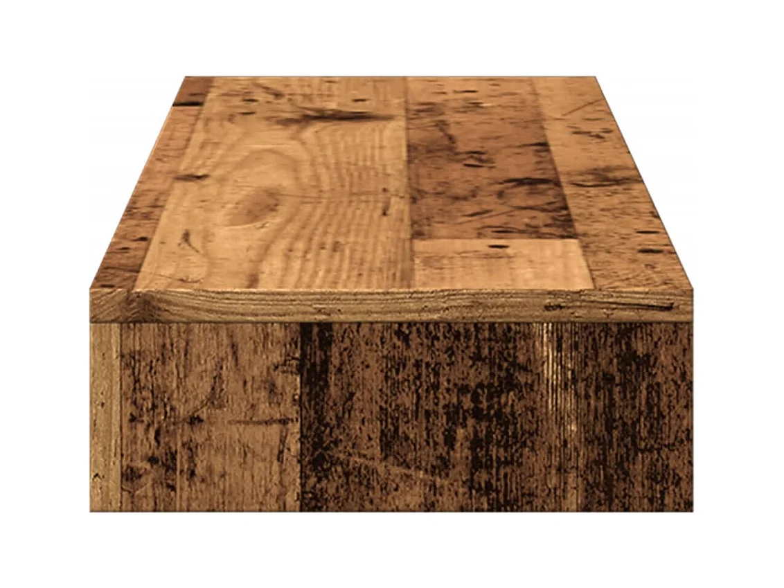 Suporte para monitor mesa móveis escritório madeira antiga 100 x 27 x 10 cm madeira projetada marrom 02_0045004