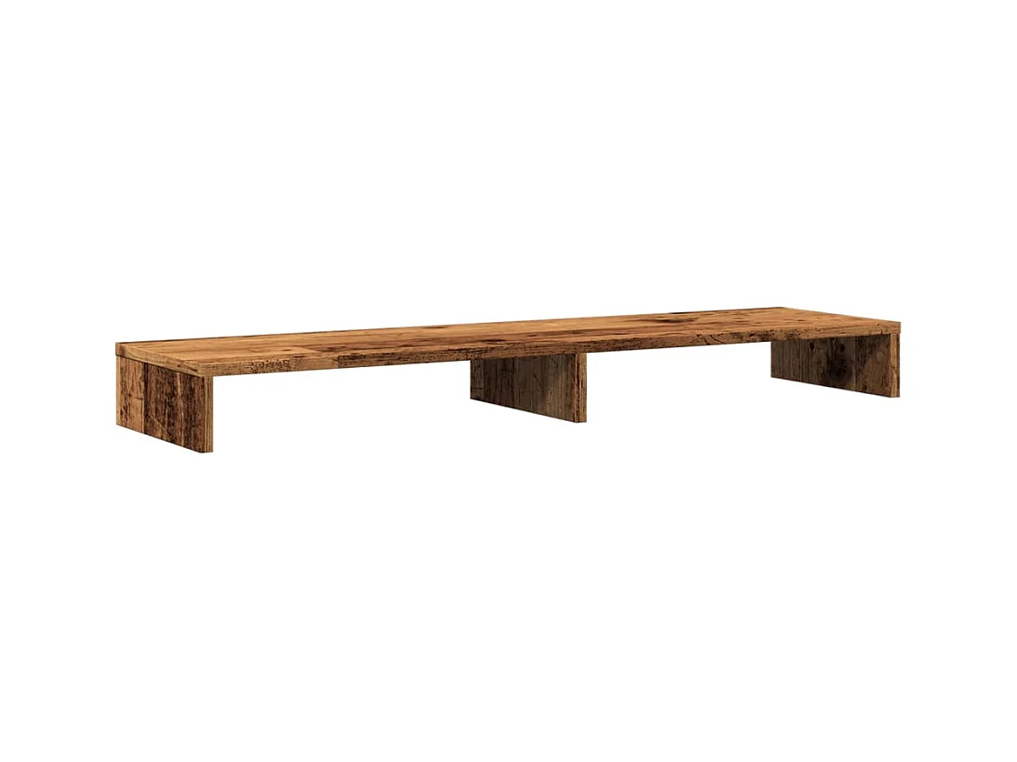 Support de moniteur table bois marron 100 x 27 x 10 cm 02_0045004
