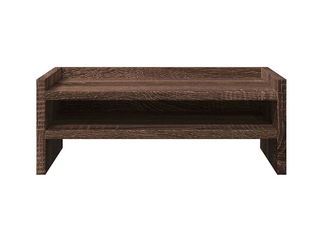 Suporte para monitor mesa e móveis 42 x 24 x 16 cm madeira projetada marrom 02_0044865