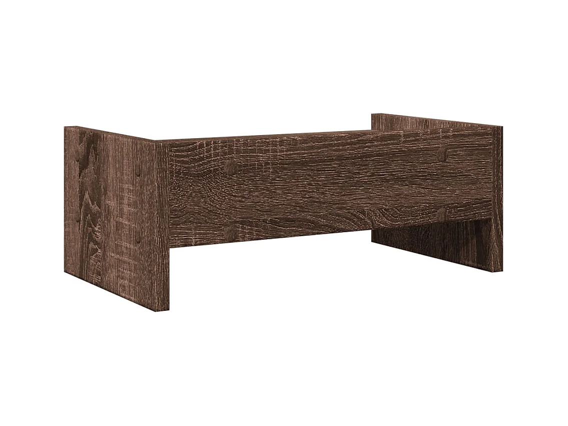 Suporte para monitor mesa e móveis 42 x 24 x 16 cm madeira projetada marrom 02_0044865
