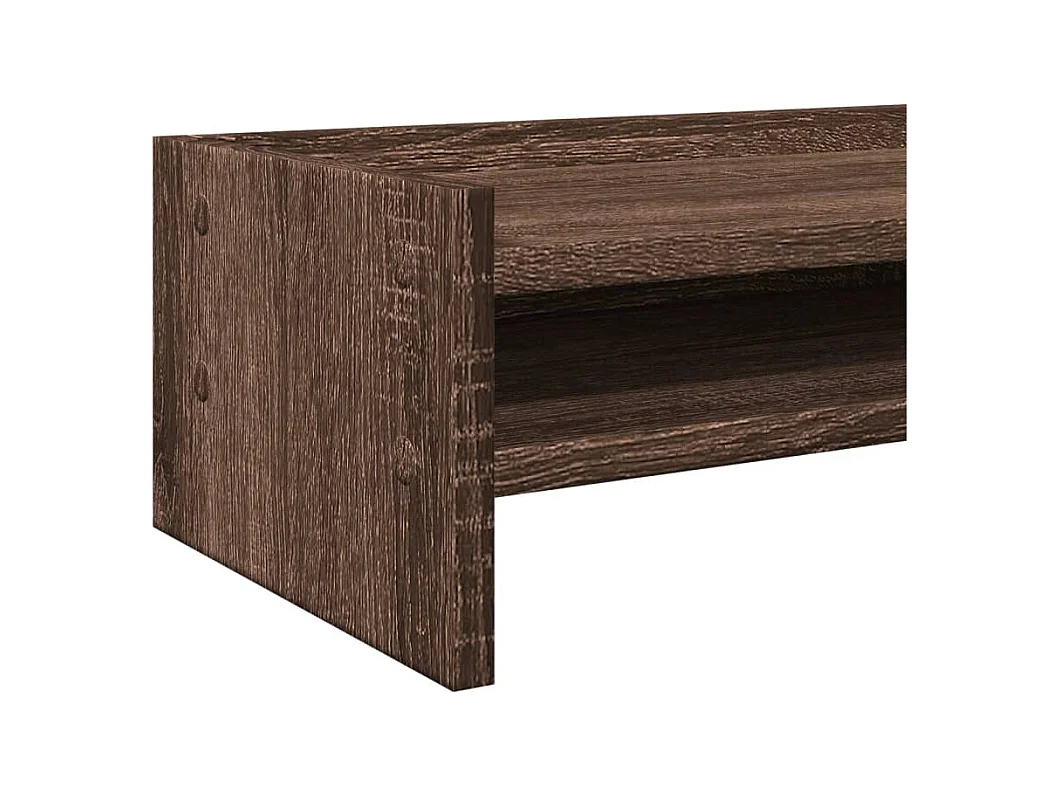 Suporte para monitor mesa e móveis 42 x 24 x 16 cm madeira projetada marrom 02_0044865