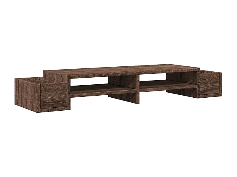Support de moniteur table bois marron 100 x 27 x 15 cm 02_0044929