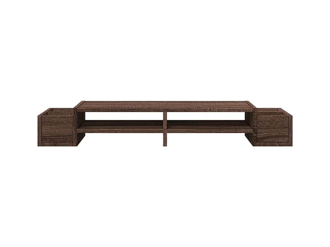 Support de moniteur table bois marron 100 x 27 x 15 cm 02_0044929