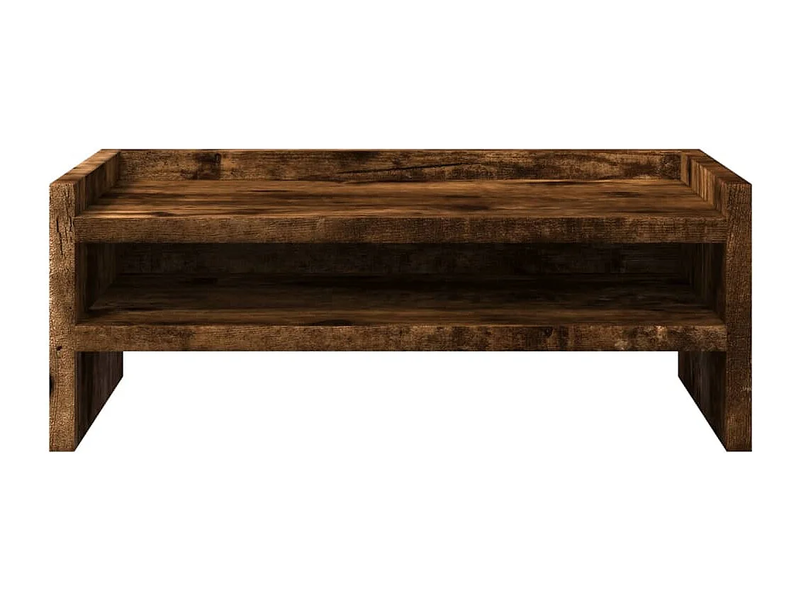 Supporto per monitor tavolo da scrivania 42 x 24 x 16 cm legno ingegnerizzato marrone 02_0044864