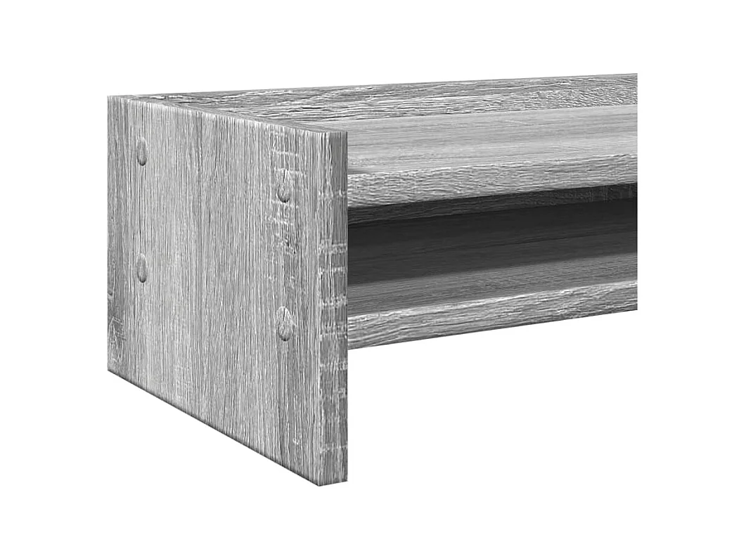Suporte para monitor mesa móveis escritório sonoma 100 x 24 x 16 cm madeira projetada cinza 02_0044974