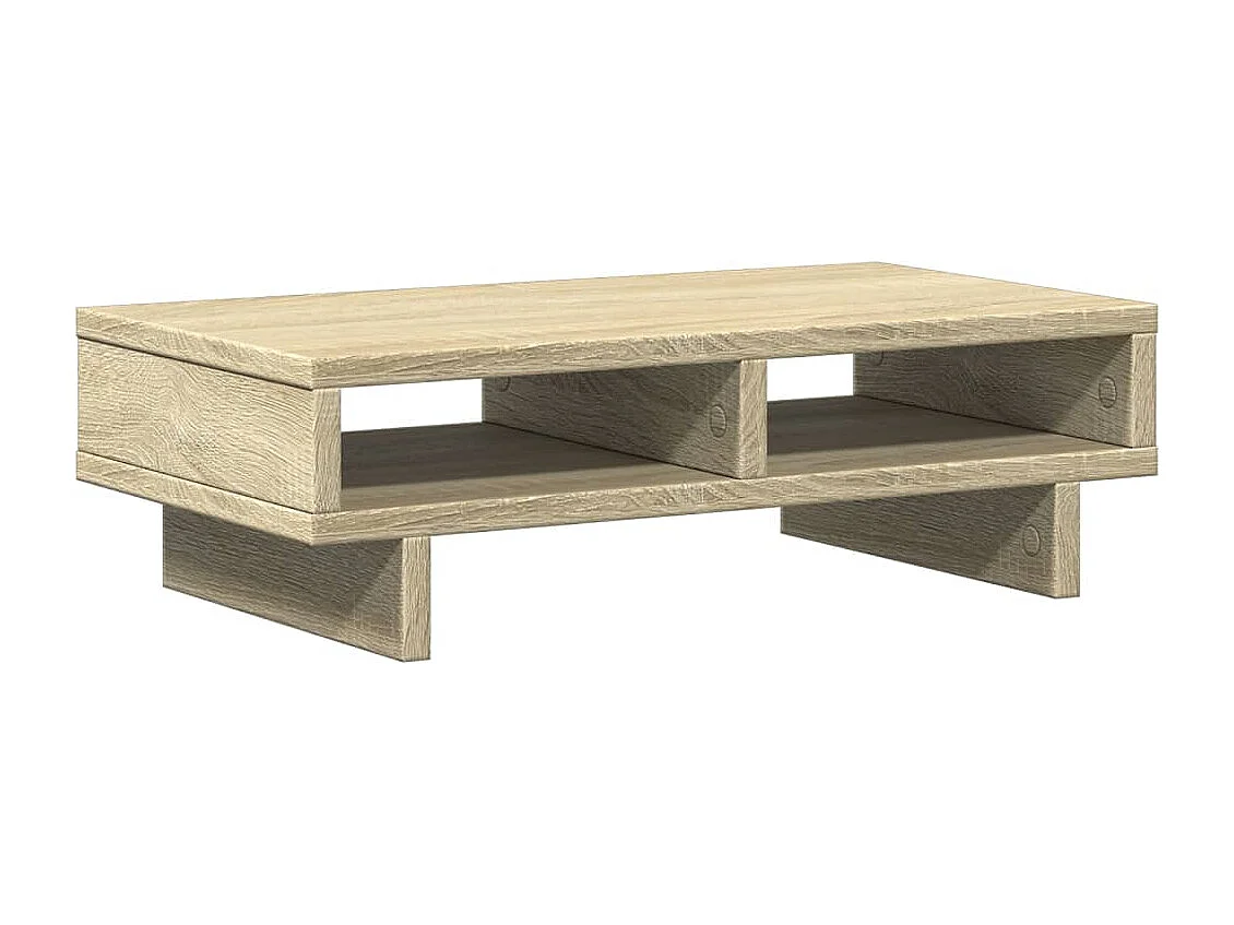 Suporte para monitor mesa móveis escritório sonoma 50 x 27 x 15 cm madeira projetada marrom 02_0044992