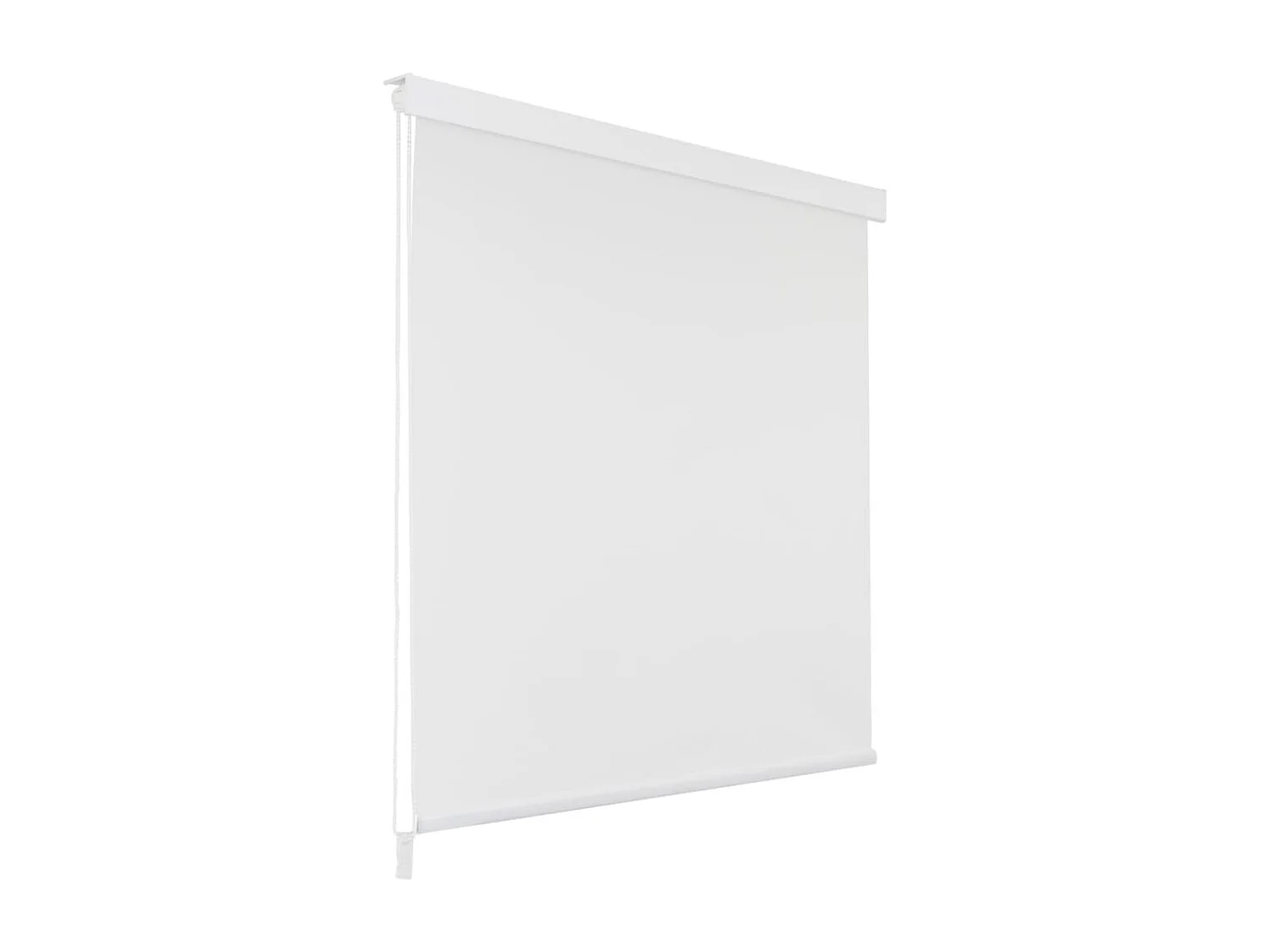 Tenda a rullo per doccia 140 x 240 cm bianco 02_0005579