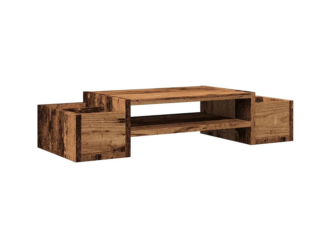 Support de moniteur table bois marron 70 x 27 x 15 cm 02_0044932