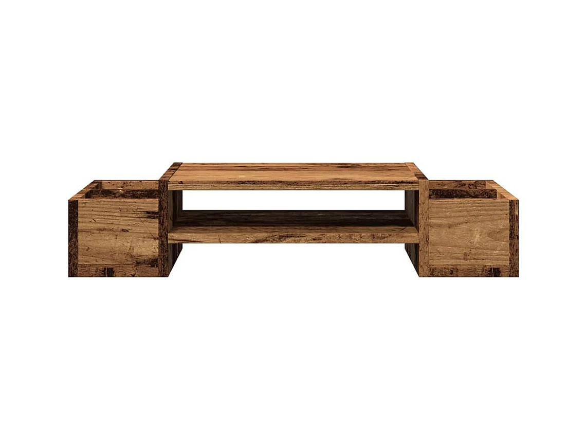 Support de moniteur table bois marron 70 x 27 x 15 cm 02_0044932