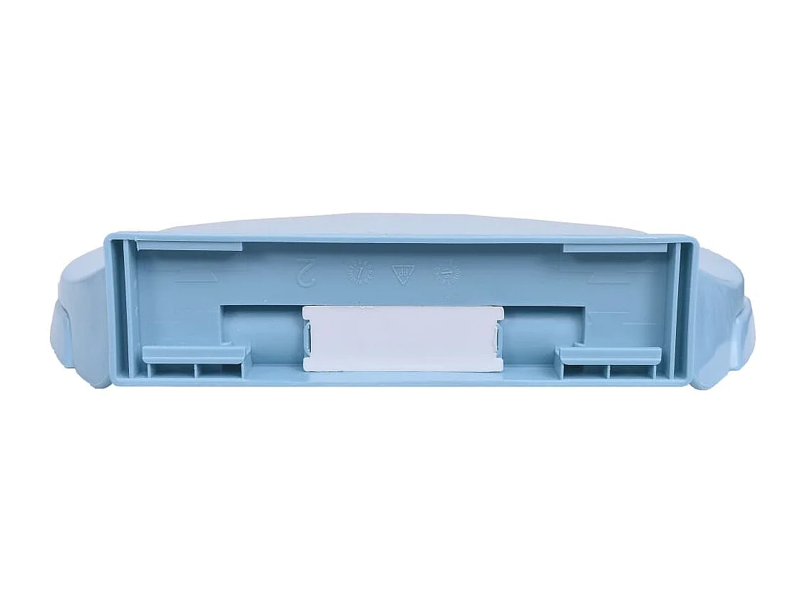 Assento sanitário oval azul com fechamento suave 02_0002923