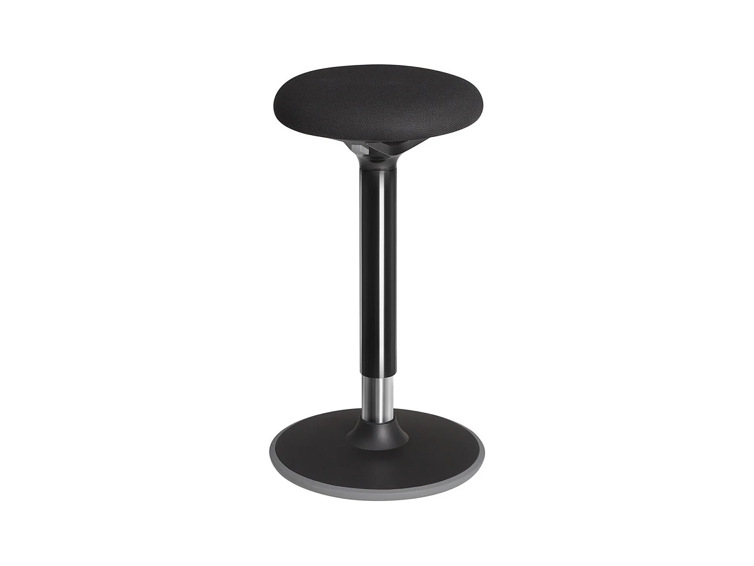 Banco dinâmico banco ergonômico assento de trabalho giratório 360 ° altura ajustável 50-70 cm sem montagem preto 12_0001460