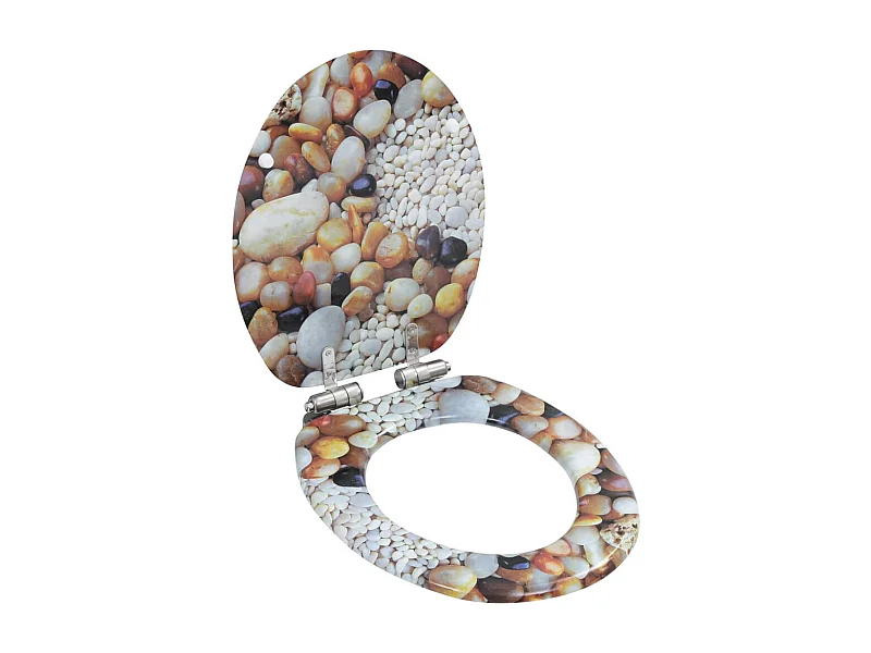 Sedile WC in MDF con chiusura rallentata ciottoli 02_0002905