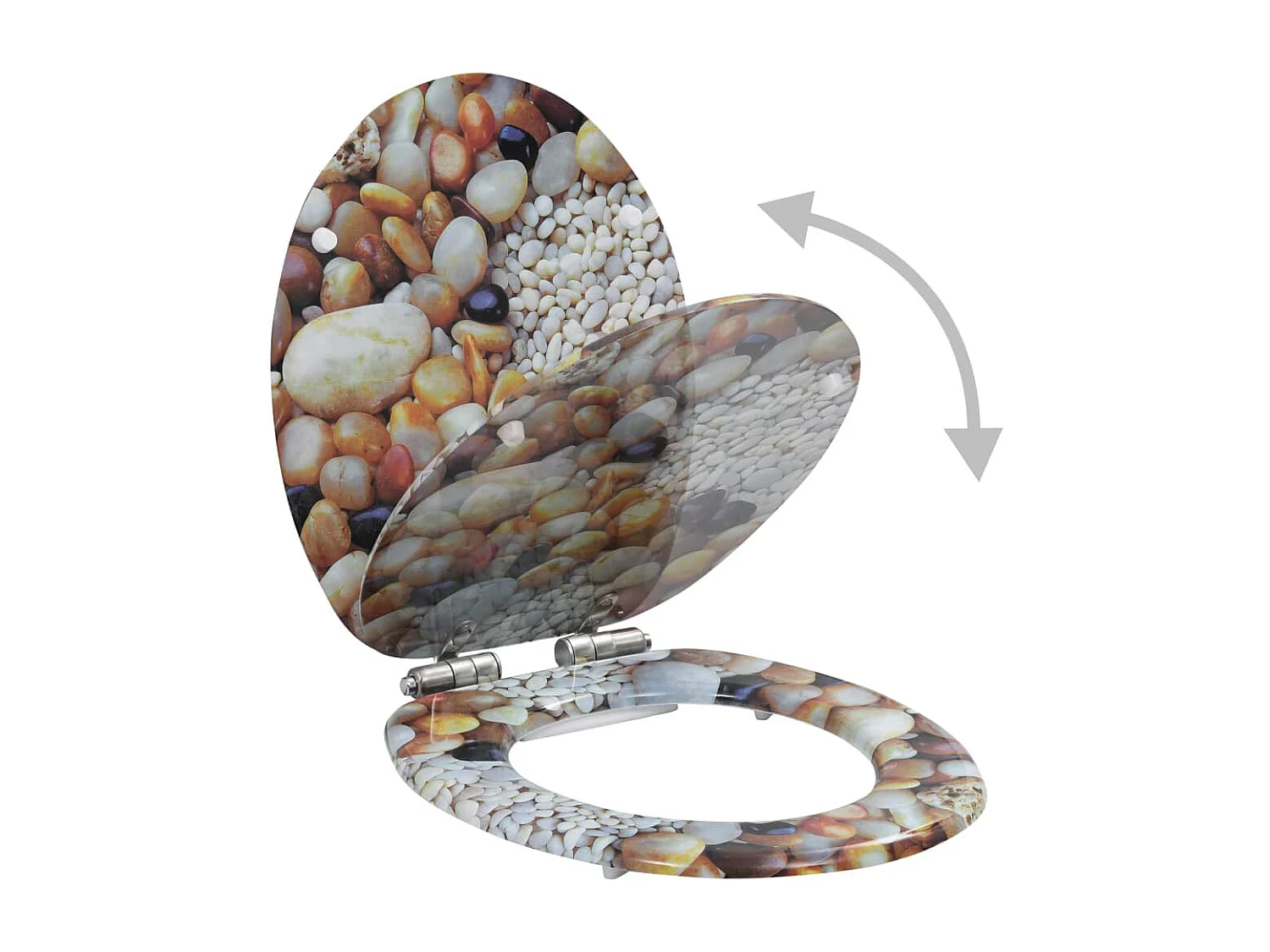 Assento sanitário em MDF com tampa macia e seixos 02_0002905