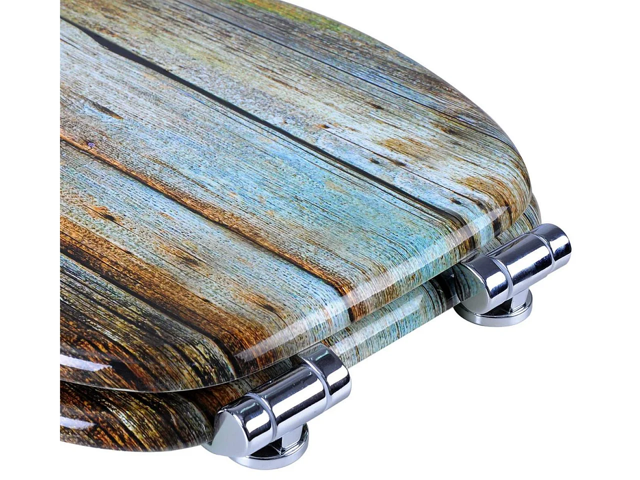 Asiento de inodoro de alta gama Núcleo de madera MDF bisagra de cierre suave decoración de diseño 19_0000730