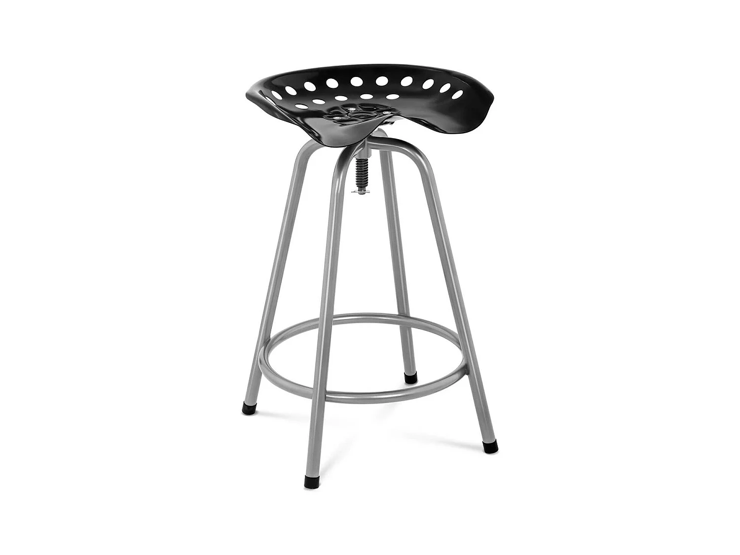 Sgabello da bar da esterno in acciaio nero 14_0003747