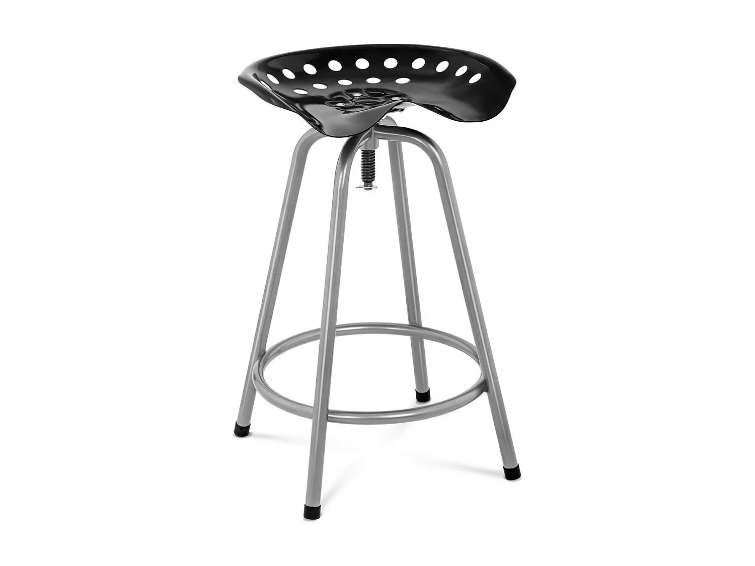 Banqueta alta para exterior em aço preto 14_0003747