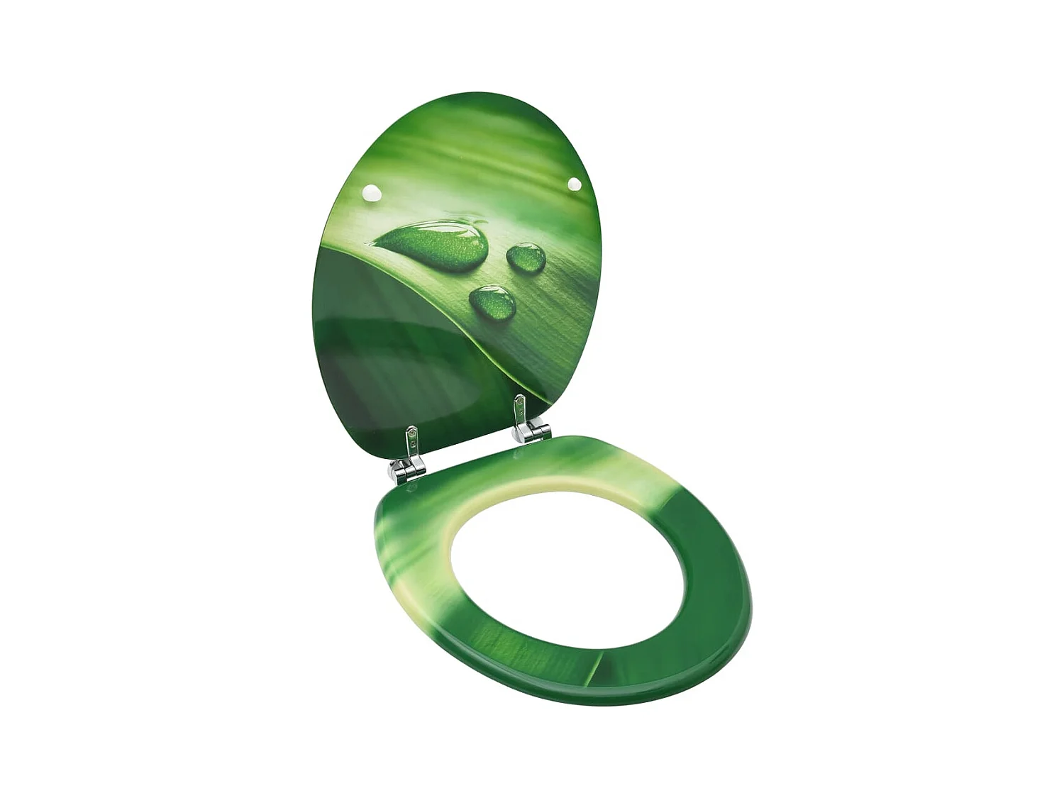 Sedile WC sedile WC con coperchio in MDF gocce d'acqua 02_0002929